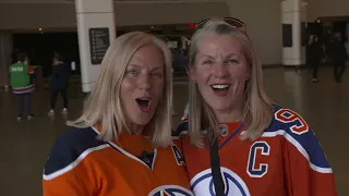 Alle Oilers-Fans beim Fan Fest lieben Leon Draisaitl