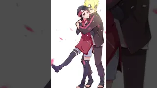 boruto x sumire  👊 boruto x sarada💕😍