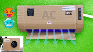 How to make AC || Smart Air Conditioner At Home || Powerful AC