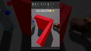 bro tried roblox studio🤯☠️ #shorts #fyp