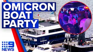 Sydney boat party guests test positive to Omicron variant | Coronavirus | 9 News Australia