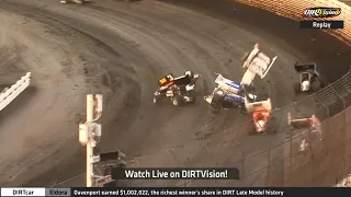 MASSIVE WRECK AT KNOXVILLE RACEWAY!!!!!!