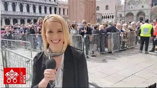 Inside look at Pope Francis' visit to Venice from St. Mark's Square