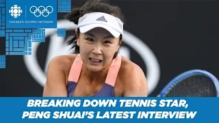 Breaking down Chinese tennis star, Peng Shuai's latest interview