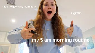 my 5 am school morning routine *productive*