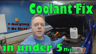 Nissan Frontier/Xterra Coolant Fix For Gurgling and No Heat