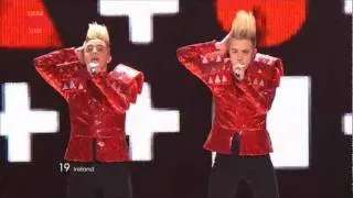 Ireland: "Lipstick", Jedward - Eurovision Song Contest Semi Final 2011 - BBC Three