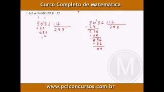 Matemática 6º ano - Divisão - Aula 03