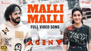 Malli Malli Full Video Song [4K] | Agent | Akhil Akkineni, Mammootty | Hiphop Tamizha