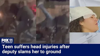 California teen girl slammed to ground by cop