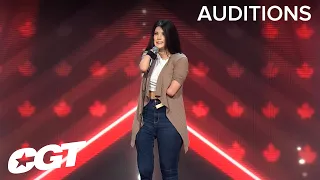 STAND UP COMEDIAN Courtney Gilmour Has The Judges Laughing In Her Audition | Canada's Got Talent