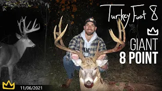 MONSTER 8 POINT BUCK DURING RUT ("TURKEY FOOT 8")