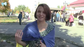 Вулична акція до Дня захисника України в Горішніх Плавнях
