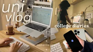 uni vlog (ateneo) | midterms prep, college days in my life, iphone unboxing