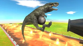 Epic Cannon and Lava Pool - Animal Revolt Battle Simulator