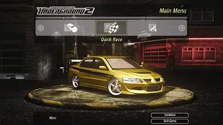 Need For Speed Underground 2 - Brian O'Conner's Mitsubishi Lancer Evo from 2 Fast 2 Furious