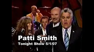 Patti Smith - Gimme Shelter - Tonight Show 5/1/07 Rolling Stones cover