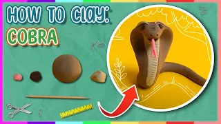 🐍 How to Make a Clay Cobra  - Fun and Easy Tutorial!