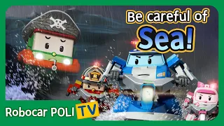 Be careful of Sea! | Robocar Poli Clips