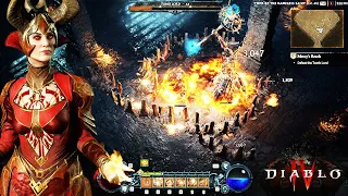 Diablo 4 New High Level Sorcerer Gameplay Demo