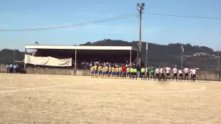 U.D.Torrados - A.D. Várzea F.C. - Entrada das equipas