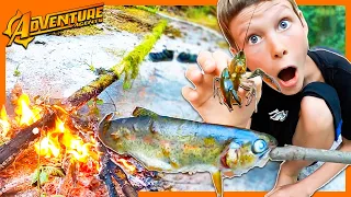 Trout and Crawdad Survival Fishing Trip!