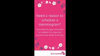 Reasons to get a mammogram