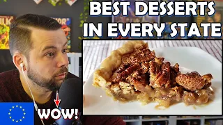 European Reacts to Best Desserts In Every State