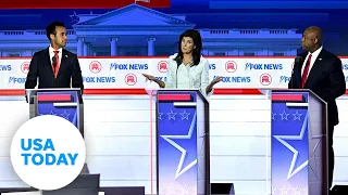 Mike Pence, Nikki Haley spar over federal abortion ban at RNC debate | USA TODAY