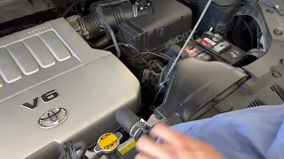 Correctly check the transmission fluid level | Toyota Highlander