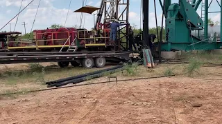 Large Acid Job on oil well