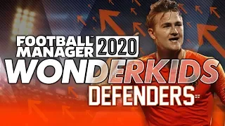 FOOTBALL MANAGER 2020 BEST WONDERKIDS - DEFENDERS | #FM20 Gameplay