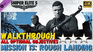 Sniper Elite 5 Rough Landing DLC Mission Gameplay 4K