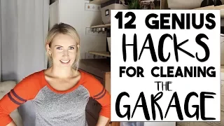 ORGANIZE: 12 Hacks to Transform a Messy Garage | Making the Most of Our Small Space!