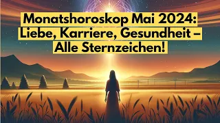 Monatshoroskop Mai 2024: Liebe, Karriere, Gesundheit – Alle Sternzeichen! #horoskop