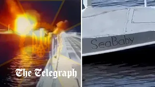 Ukraine reveals use of experimental 'sea baby' drone in Kerch Bridge attack
