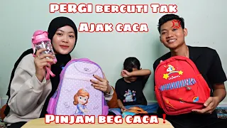 RECTION CACA ITA DAN PAKSU NAK PERGI BERCUTI TAK AJAK CACA 🤣‼️