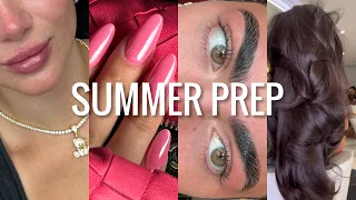 EXTREME SUMMER PREP: lip filler, haircut, brows & nails