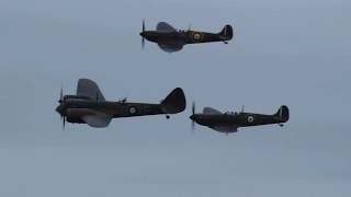 Blenheim Mk.1F and Spitfire Mk.1A  at Duxford 23rd May 2015