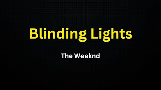 Blinding Lights (The Weeknd) (Karaoke)