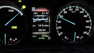 Toyota Rav4 Hybrid Acceleration 0-190 km/h Fast. Beschleunigung