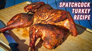 PERFECT Spatchcock Turkey on a Pellet Grill