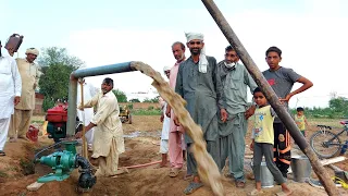 Tube Well Installation | Water Boring Machine Working in Pakistan  Mozzam Saleem
