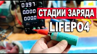 У LIFEPO4 Есть стадийность заряда про ток в конце заряда и про заряд