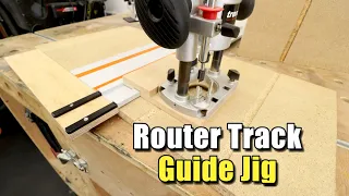 Simple Router Jig For a Saw Track