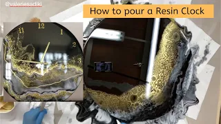 How to Pour a Resin Clock - Resin Art Tutorial