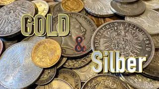 Wertvolle Gold & Silber Münzen Sammlung (der Traum aller Schatzsucher) - Numismatik, Gebrüder Lange
