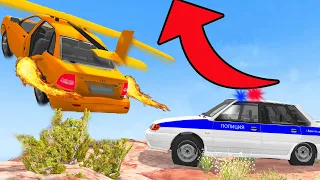 @Dizoff И ПОГОНЯ НА РУССКИХ АВТО | ПОГОНИ в в BeamNG.Drive