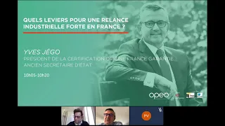 Comment l'industrie peut-elle sortir de la crise ? Demodays OPEO 2