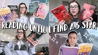 i can't stop reading until i find a FIVE STAR book 🤯 [reading vlog]